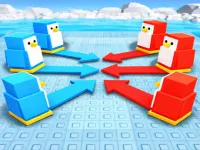 Knockout - Push Penguins on Ice!